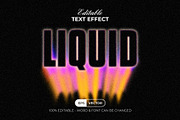 Liquid Text Effect Blurry Style, a Layer Style Add-On by Mockmenot (Thumbnail 1 of 2)