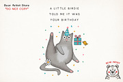 Cat and Animals Funny Birthday PNG, a Graphic by GlitterCraft (Thumbnail 2 of 101)