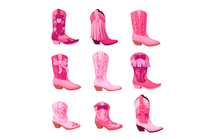 Cowgirl boots. Fashion cowgirls, an Object Illustration by Stock-Smart-Start