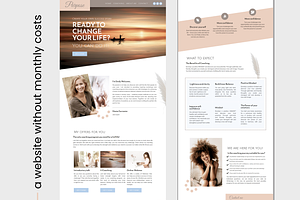 Boho Wordpress Elementor Template