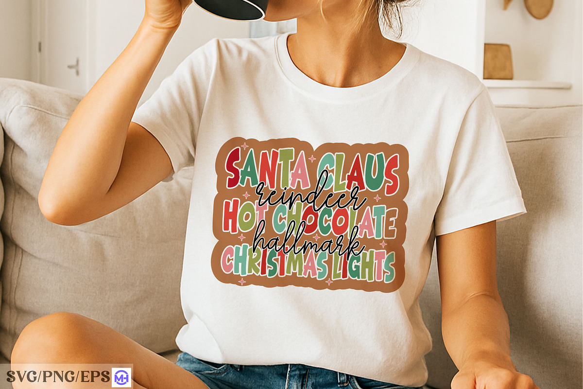 Santa Claus Reindeer Hot Chocolate, a Seasonal Illustration by mh_arif (Photo 2 of 4)