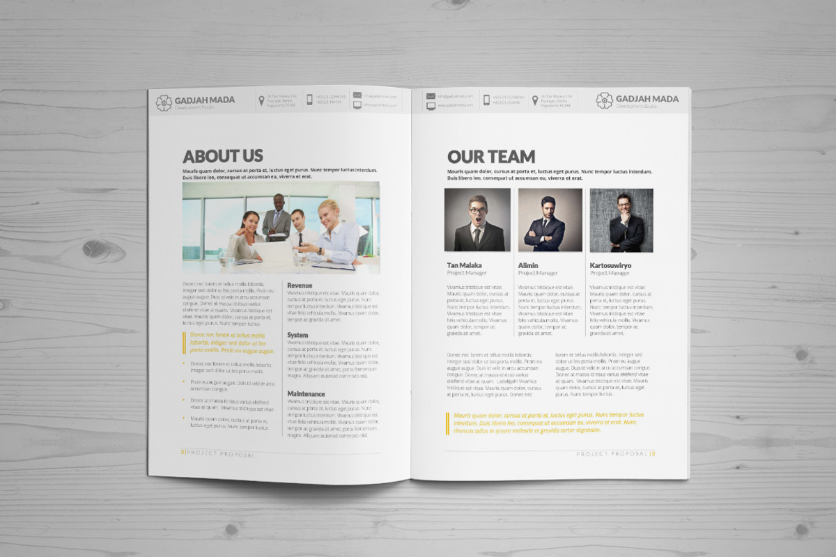 Proposal Template, a Stationery Template by binangkit (Photo 3 of 19)