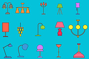 Lamp Illustration Pack, an Illustration by baii09 (Thumbnail 2 of 2)