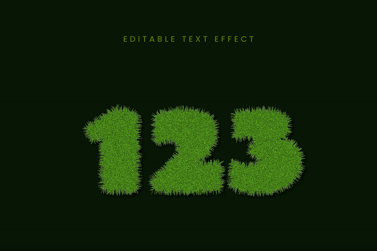 Grass Fresh Chubby Text Effect preview 2
