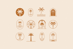 Palm Logos And Emblems