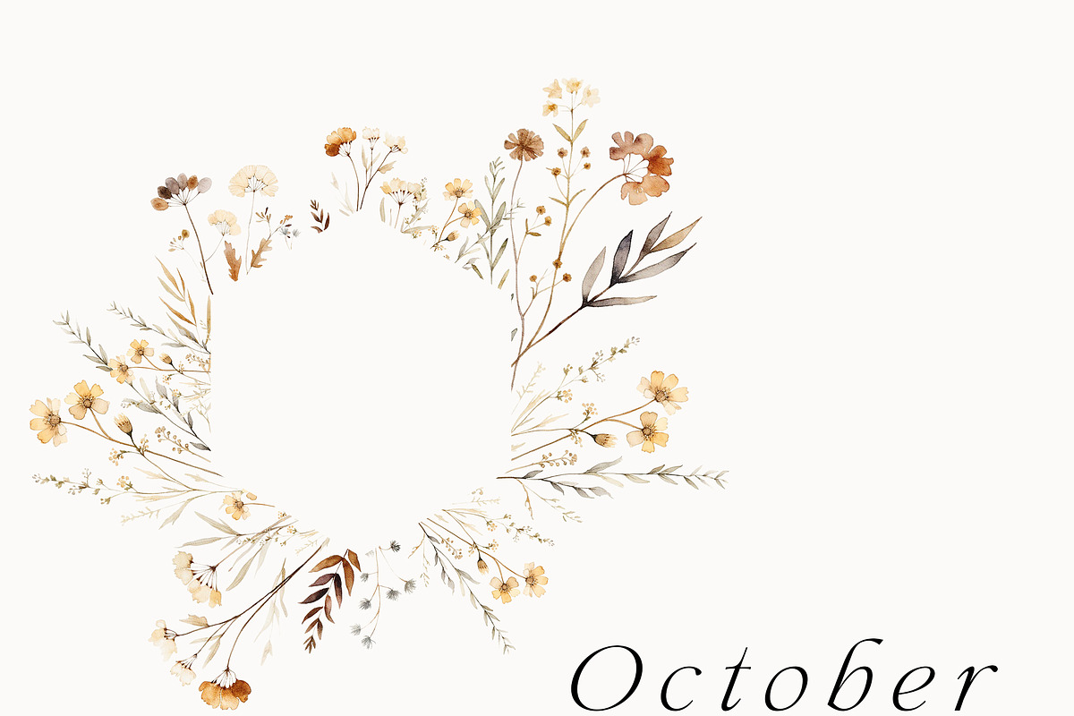 Watercolor Floral Bundle (45 in 1), a Decorative Illustration by Lana Elanor (Photo 110 of 180)