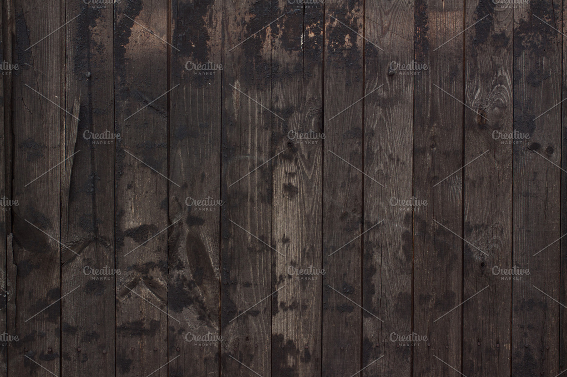 Old dark boards