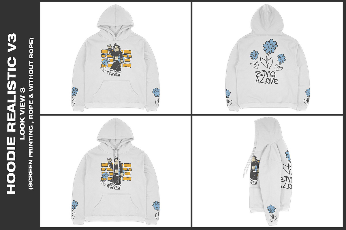 Hoodie Realistic V3 - Mockup, a Hoody Mockup by DaldSgh (Photo 7 of 19)