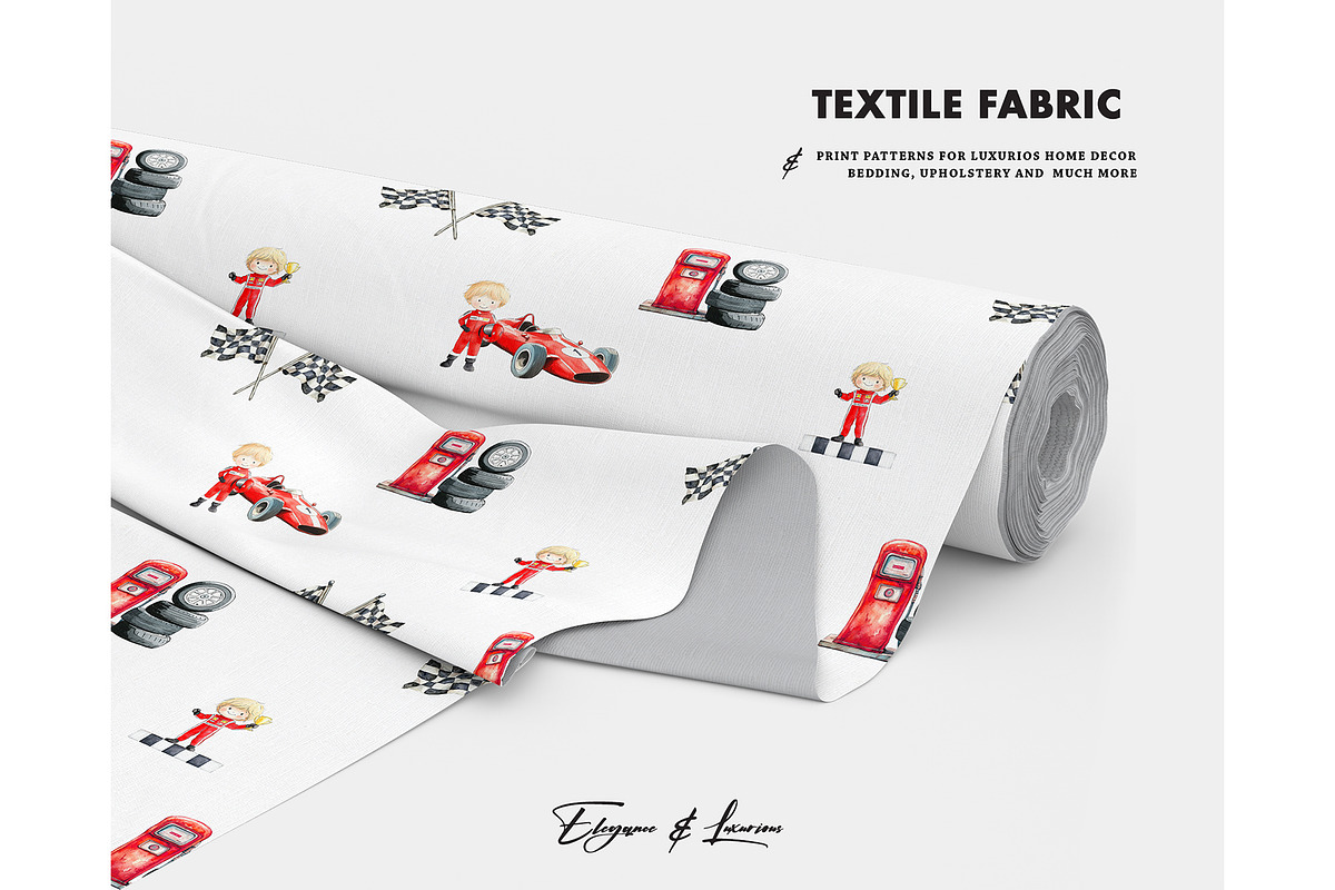 Racing boy formula seamless pattern, a Pattern Graphic by Milatoo (Photo 2 of 4)