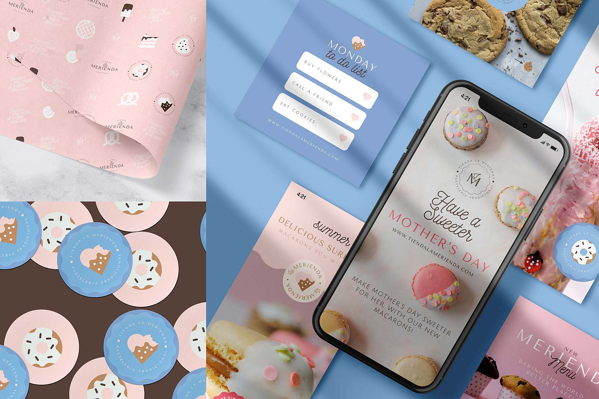 Tienda La Merienda | Full Brand Pack, a Branding & Logo Template by The Responsible Creatives (Photo 8 of 15)
