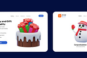 Christmas Party 3D icon pack, an Environmental 3D Model by orenjidesign (Thumbnail 6 of 8)