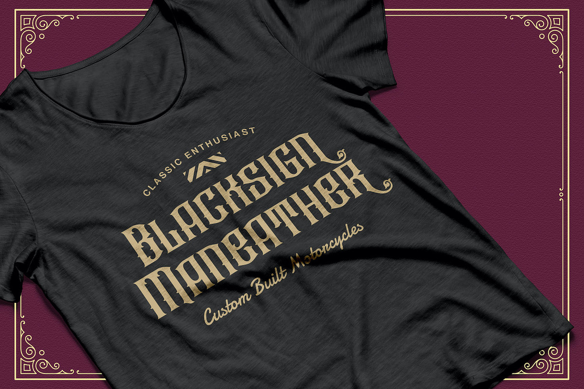 Raizen - Victorian Style Font, a Blackletter Font by StringLabs (Photo 4 of 15)