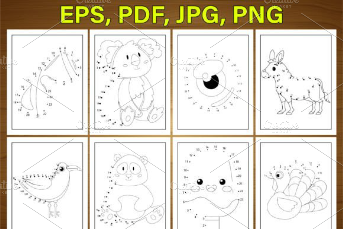 100 Dot to Dot Activity Book for Kid, a Decorative Illustration by Ink Gallery (Photo 2 of 3)