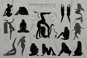 Graphic Collection. Snakes, Women