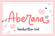 Aberana - Lovely Font, a Script Font by Attype (Thumbnail 1 of 7)