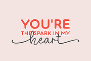 Blushing Hearts - A Font Duo, a Script Font by Ainun Jinan (Thumbnail 2 of 9)