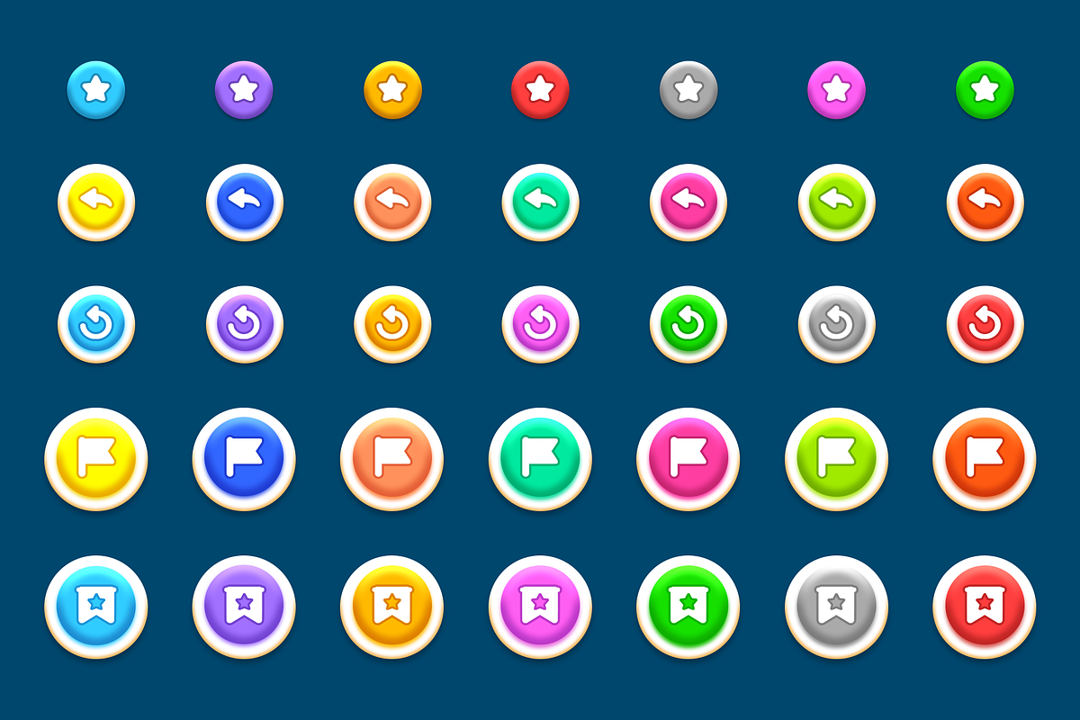 Game UI pack, Bee, an Object Graphic by KartInnka (Photo 24 of 28)