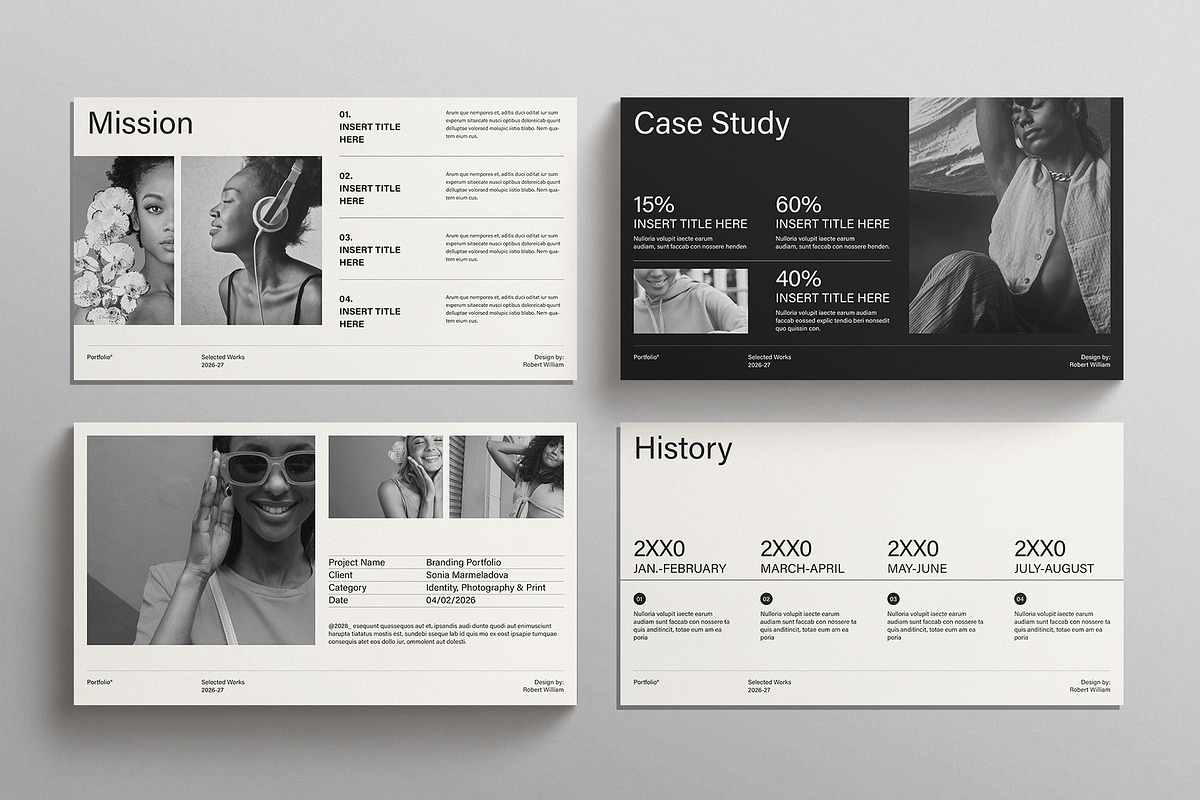 Portfolio & Resume Presentation, a Presentation Template by E-Type (Photo 3 of 5)