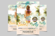 Summer Beach Party Flyer, a Flyer Template by MadridNYC (Thumbnail 1 of 3)