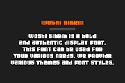 Woshi Bikem - Sport Bold Font, a Sans Serif Font by Iqsiart Studio (Thumbnail 6 of 7)