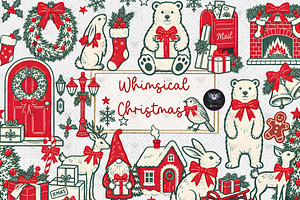 Whimsical Christmas Clipart