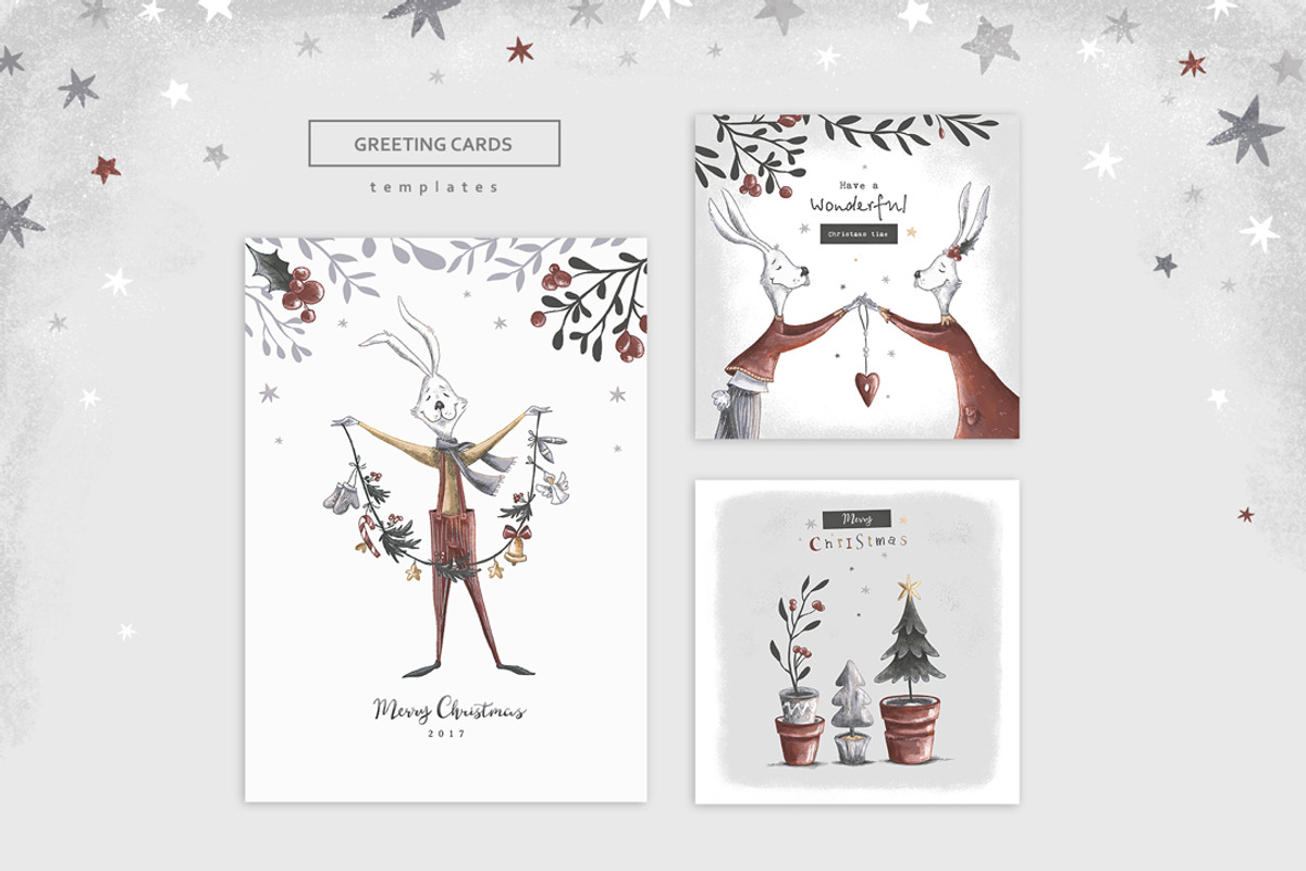 Vintage Christmas Collection, a Decorative Illustration by Yeticrab (Photo 4 of 11)