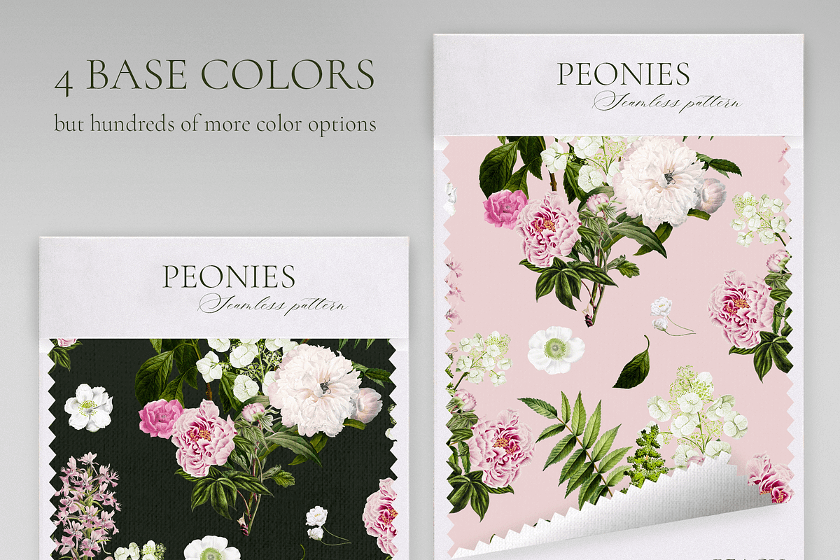 PEONIES Seamless Pattern, a Pattern Graphic by Splash! (Photo 2 of 10)