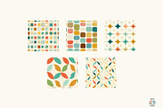 Mid Century Pop Modern Digital Paper, a Texture Illustration by Seaside Whiskers (Thumbnail 2 of 6)