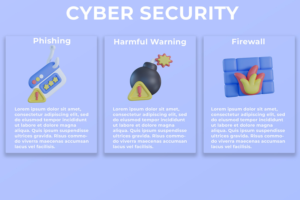 Cyber Security 3D Icon Pack, an Object Graphic by Artnivora.Std (Photo 2 of 4)