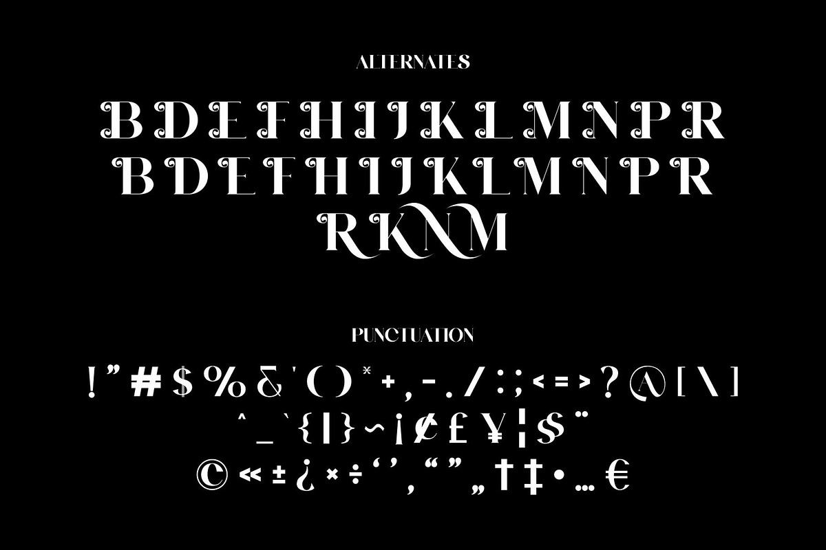 BELINGHAM Elegant Serif Typeface, a Serif Font by Alfinart (Photo 8 of 8)