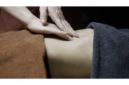 Massage. Action.Young hands of a, an Abstract Photo by Media Whale Stock