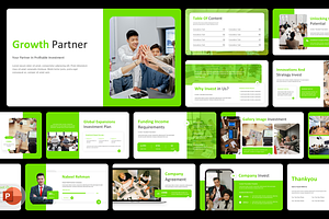 Investor - Pitch Deck Presentation, a Presentation Template by Hammad Arif