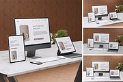Multi Device Responsive Mockup, a Wearable Device Mockup by xavier_studio (Thumbnail 1 of 5)