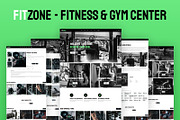 Fitzone – Fitness and Gym Center, a HTML Template by TemplatesJungle (Thumbnail 1 of 5)