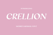 Crellion | Modern Serif Typeface