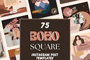 75 Boho Instagram Post Templates, a Social Media Template by The Lone Crowd (Thumbnail 1 of 8)