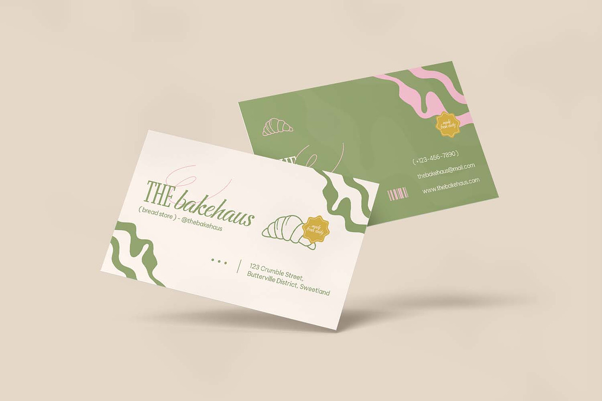 Bread Store - Business Card, a Business Card Template by VUNIRA (Photo 2 of 3)