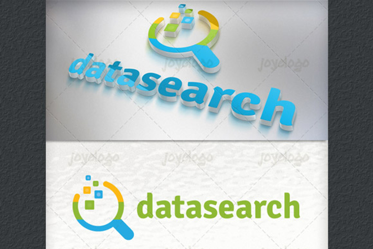 Circuits Data Search Logo Template, a Branding & Logo Template by joyologo (Photo 2 of 3)