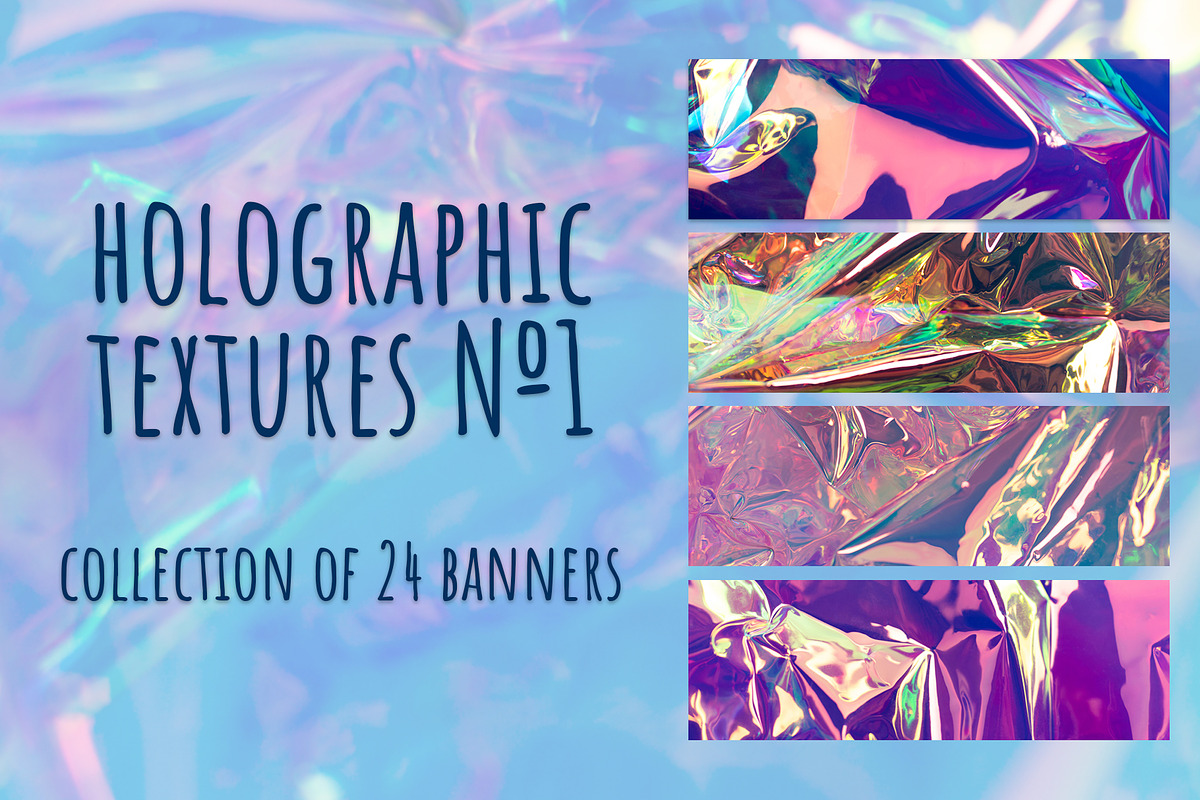 Holographic textures #1 - banners, a Texture Graphic by rorygez fresh (Photo 1 of 13)