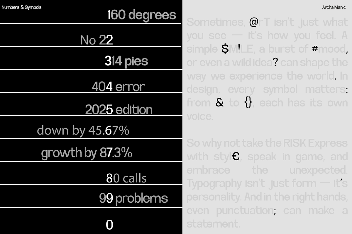 Archa Manic - Variable Sans Font, a Sans Serif Font by Inviline.co (Photo 7 of 15)