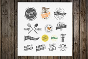 Vintage farming design elements, a Food Illustration by 1baranov (Thumbnail 1 of 3)