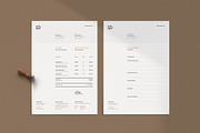 Invoice | Estimate | Business Card, a Stationery Template by AyshaCanvas (Thumbnail 3 of 7)