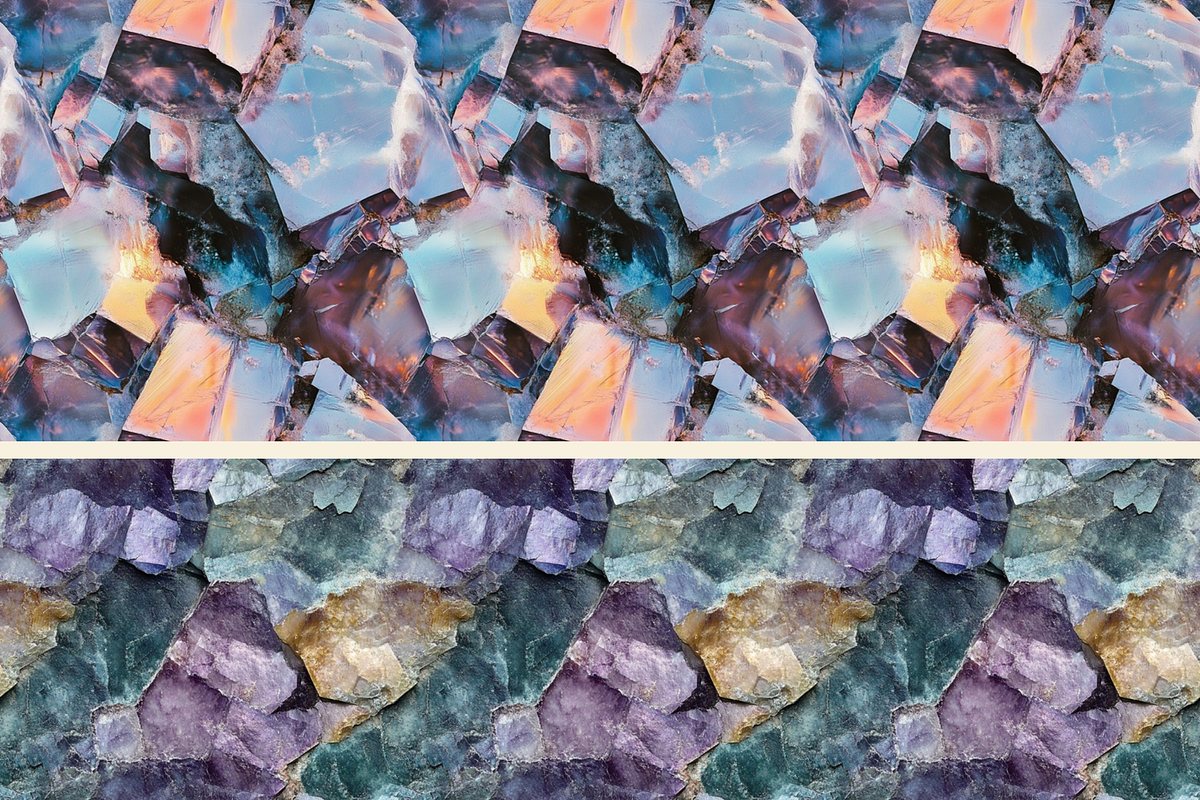 Fluorite Seamless Photo Patterns, a Pattern Graphic by DigitaI Craft Corner (Photo 4 of 6)
