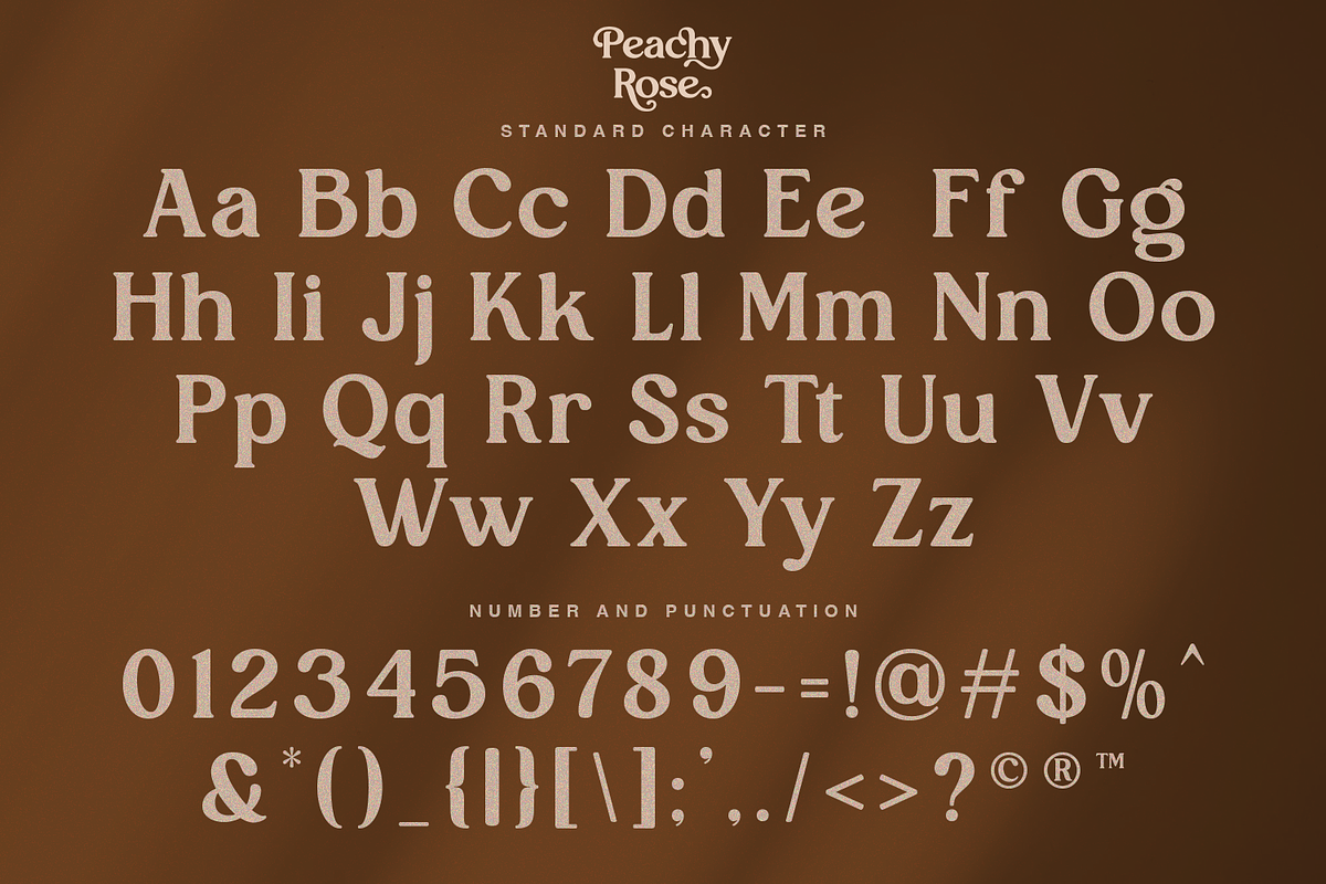Peachy Rose - Bold Vintage Serif, a Serif Font by Pixesia Studio (Photo 10 of 11)