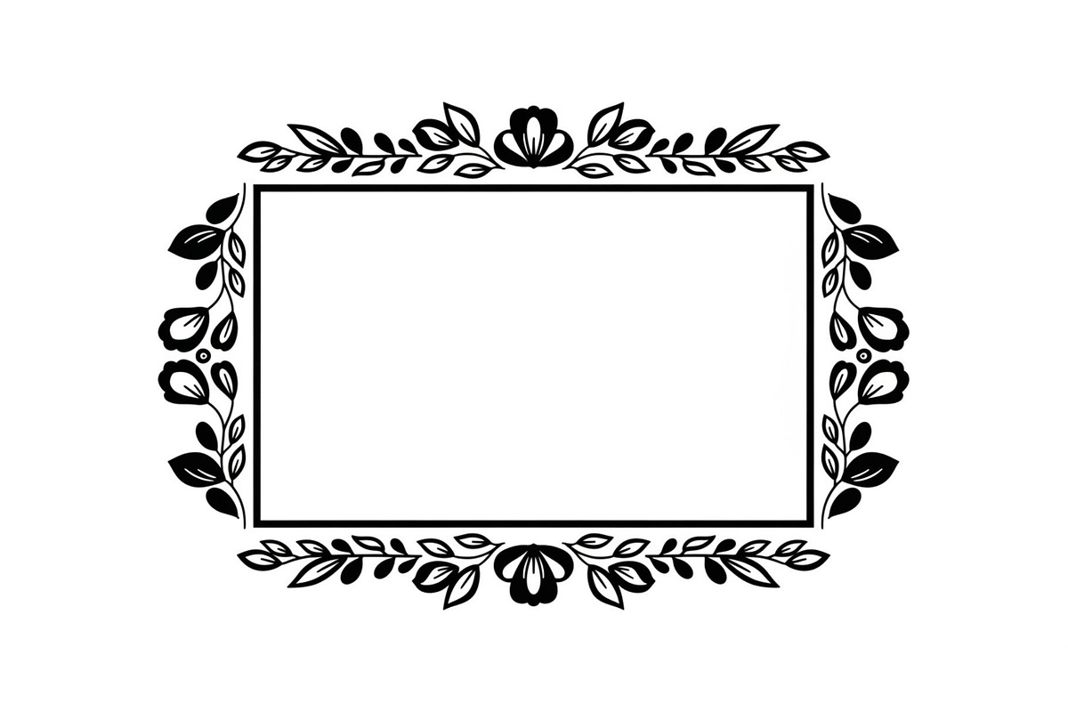 Vintage Floral Frame Vector Bundle, an Illustration by Designs_River (Photo 26 of 51)