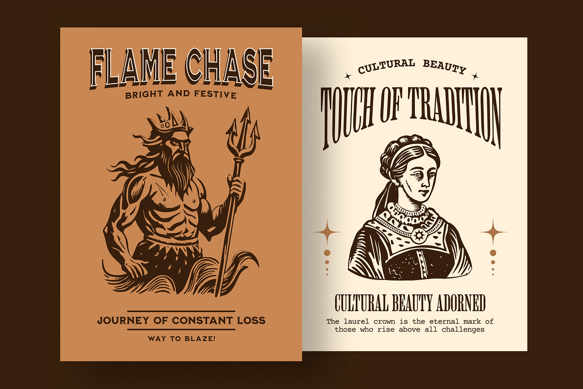 Vintage Cultures and Civilization, a Person Illustration by Creative Stall (Photo 4 of 33)