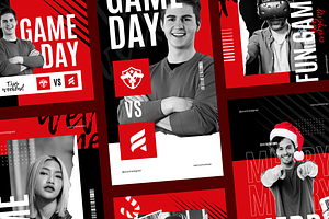 Christmas Esports Instagram Pack