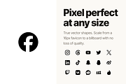 155 Social Media Icons SVG Bundle, a Solid Icon by Design Bits (Thumbnail 3 of 6)