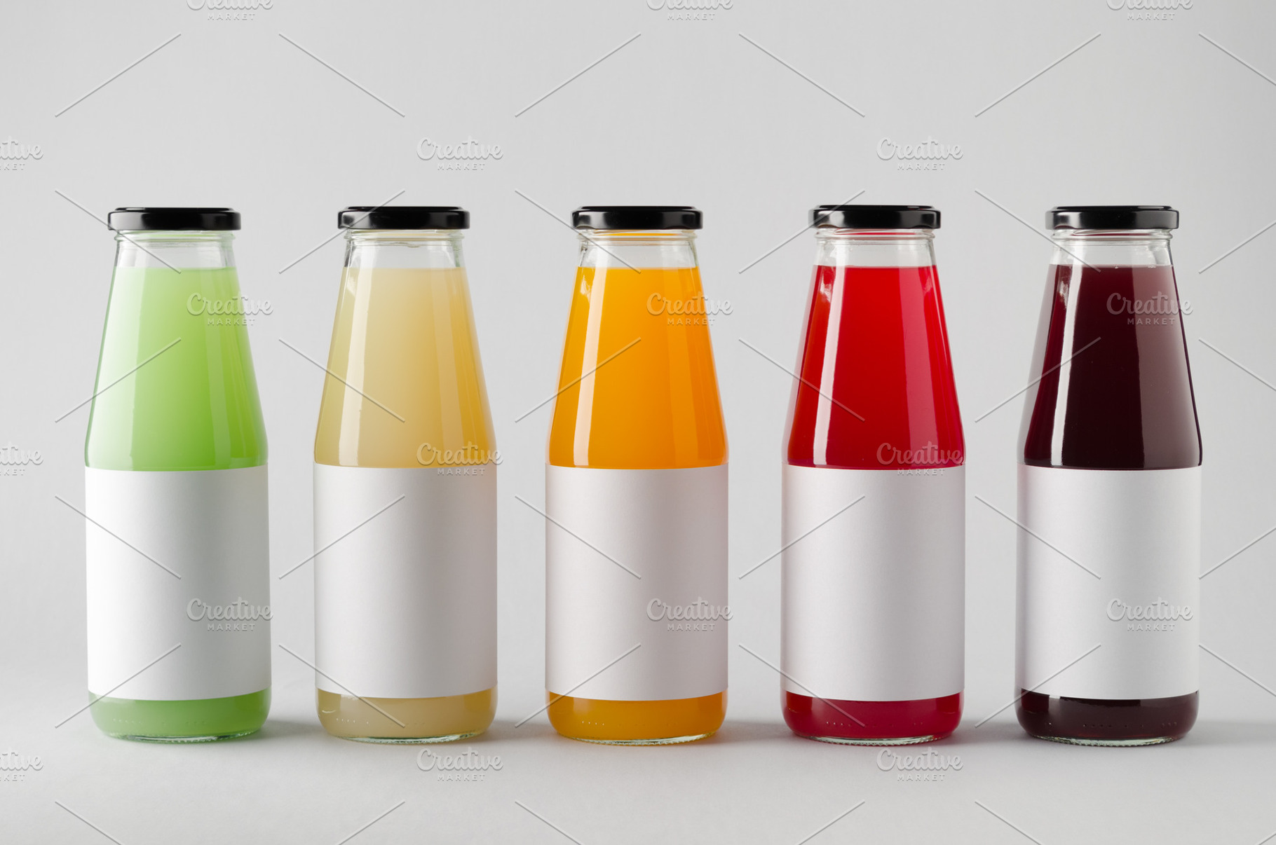 Juice bottle mockup JPEG, a Food & Drink Photo by Shablon