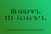 LCD Pixel font, a Font by SelfBuild Type (Thumbnail 3 of 5)